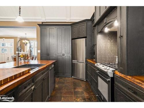 9319 County Rd 503, Gooderham, ON - Indoor Photo Showing Kitchen With Stainless Steel Kitchen With Double Sink