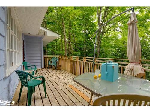 265 Mica Mine Road, Huntsville, ON - Outdoor With Deck Patio Veranda With Exterior