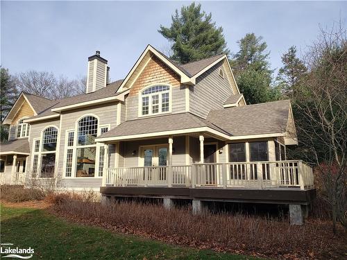 Carling 4, W10-3876 Muskoka Road 118 West, Port Carling, ON - Outdoor With Deck Patio Veranda With Facade