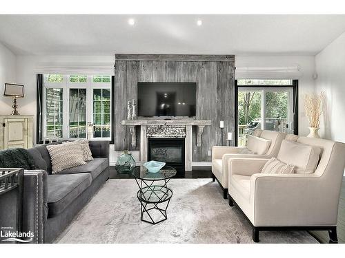 18-689616 Monterra Road, The Blue Mountains, ON - Indoor Photo Showing Living Room With Fireplace