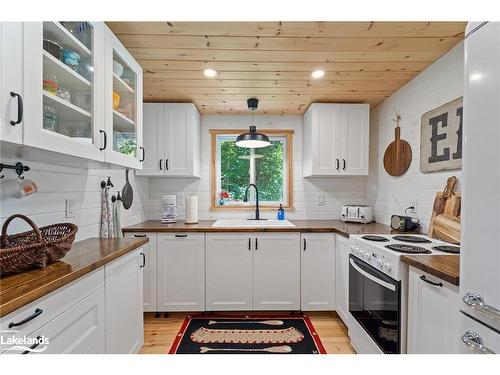 30961 Marina Bay Kawagama, Algonquin Highlands, ON - Indoor Photo Showing Kitchen With Double Sink