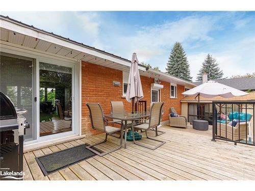 31 Saunders Street, Collingwood, ON - Outdoor With Deck Patio Veranda With Exterior