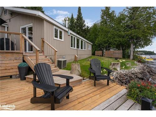 1433 South Horn Lake Road, Ryerson, ON - Outdoor With Deck Patio Veranda With Exterior