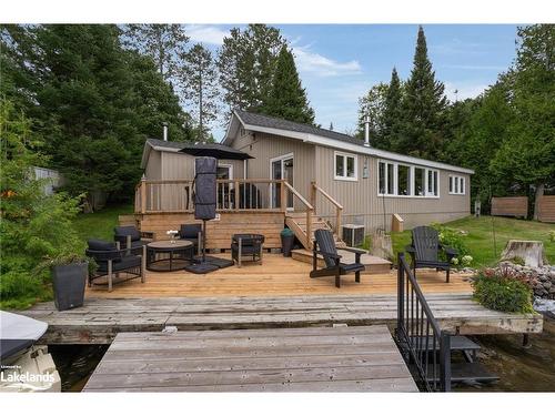 1433 South Horn Lake Road, Ryerson, ON - Outdoor With Deck Patio Veranda