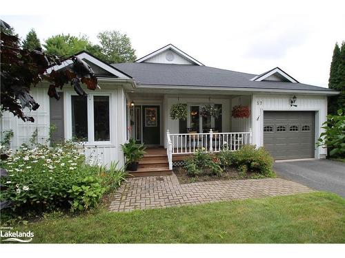 57 Springwood Crescent, Gravenhurst, ON - Outdoor With Deck Patio Veranda With Facade