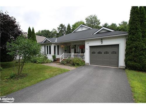 57 Springwood Crescent, Gravenhurst, ON - Outdoor With Deck Patio Veranda With Facade