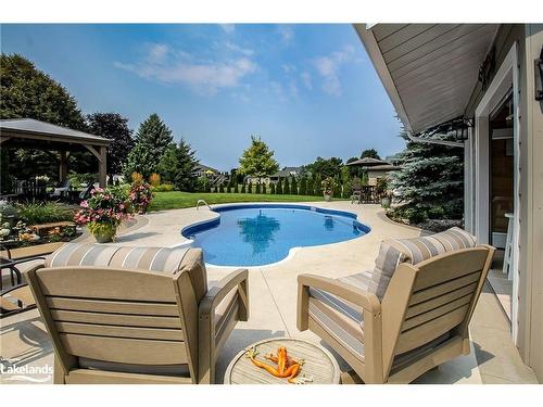 5 Pridham Court, Wasaga Beach, ON - Outdoor With In Ground Pool With Deck Patio Veranda