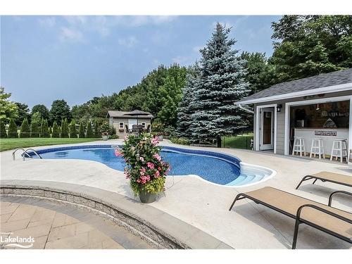 5 Pridham Court, Wasaga Beach, ON - Outdoor With In Ground Pool With Deck Patio Veranda