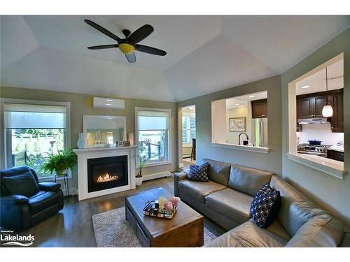 5 Pridham Court, Wasaga Beach, ON - Indoor Photo Showing Living Room With Fireplace