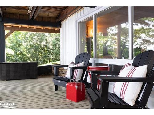 285 Mica Mine Road, Huntsville, ON - Outdoor With Deck Patio Veranda With Exterior