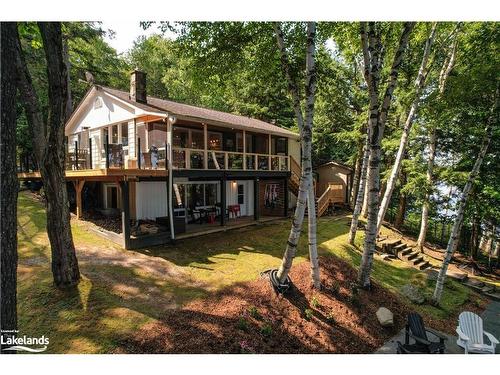 285 Mica Mine Road, Huntsville, ON - Outdoor With Deck Patio Veranda