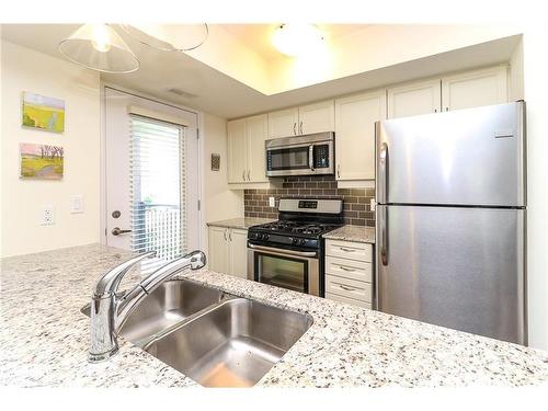 308-6 Brandy Lane Drive, Collingwood, ON - Indoor Photo Showing Kitchen With Double Sink