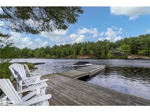 550 Peninsula Rd, Gravenhurst, ON - Outdoor With Body Of Water With Deck Patio Veranda With View