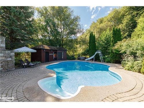 118 Heritage Drive, The Blue Mountains, ON - Outdoor With In Ground Pool With Backyard