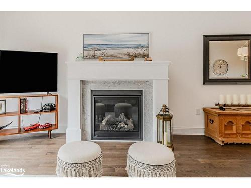 51 Selkirk Drive, Huntsville, ON - Indoor Photo Showing Living Room With Fireplace