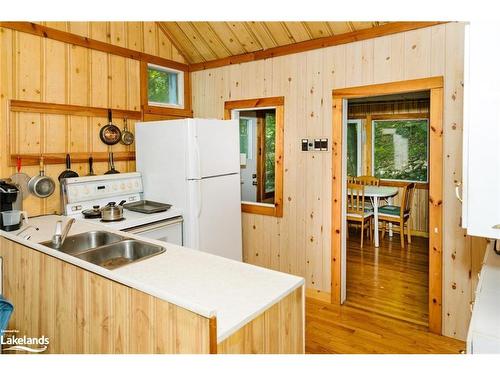 1017 Dungannon Drive, Minden Hills, ON - Indoor Photo Showing Kitchen With Double Sink