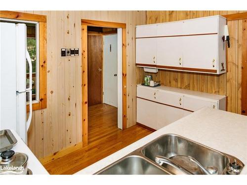 1017 Dungannon Drive, Minden Hills, ON - Indoor Photo Showing Kitchen With Double Sink