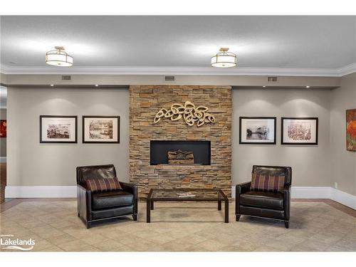 104-140 Cedar Island Road, Orillia, ON - Indoor Photo Showing Other Room With Fireplace