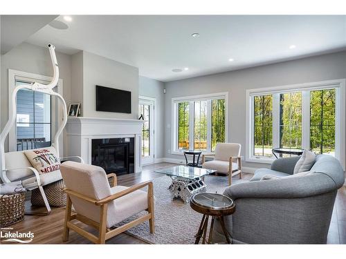 104 Black Willow Crescent, The Blue Mountains, ON - Indoor Photo Showing Living Room With Fireplace