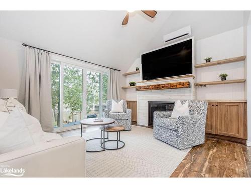 44 Stroud Crescent, Wasaga Beach, ON - Indoor Photo Showing Living Room With Fireplace