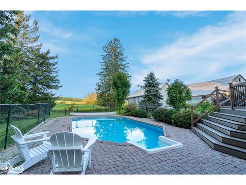 2605 42 County Road, Clearview, ON - Outdoor With In Ground Pool With Deck Patio Veranda