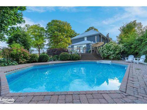 2605 42 County Road, Clearview, ON - Outdoor With In Ground Pool With Backyard