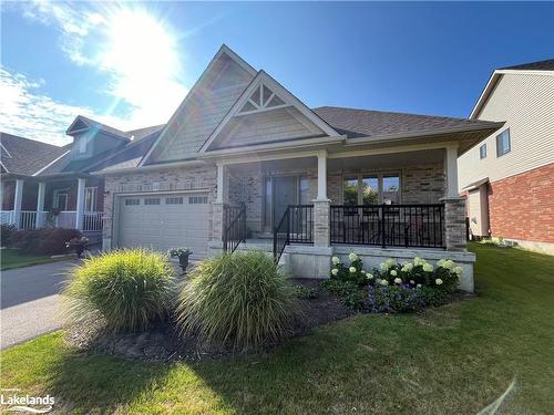 66 Hughes Street, Collingwood, ON - Outdoor With Deck Patio Veranda With Facade