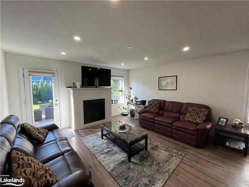 66 Hughes Street, Collingwood, ON - Indoor Photo Showing Living Room With Fireplace