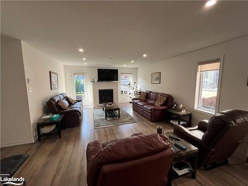 66 Hughes Street, Collingwood, ON - Indoor Photo Showing Living Room With Fireplace