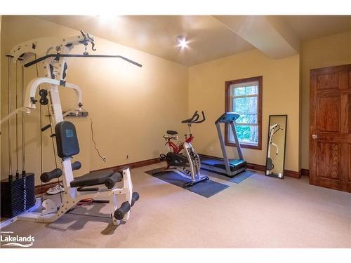 1024 Grainger Grove Road, Lake Of Bays, ON - Indoor Photo Showing Gym Room