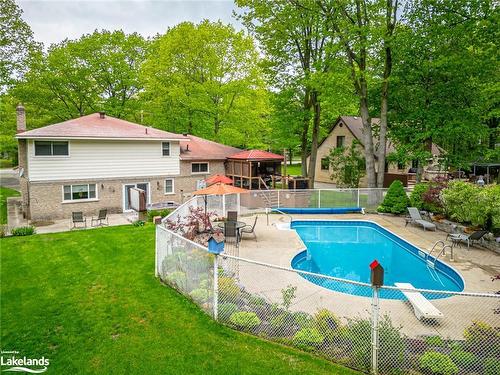 239 Oxbow Park Drive, Wasaga Beach, ON - Outdoor With In Ground Pool With Deck Patio Veranda With Backyard