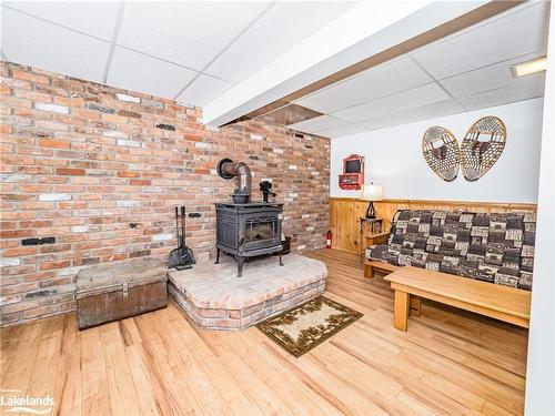 1094 Crumby Lake Drive, Dorset, ON - Indoor With Fireplace