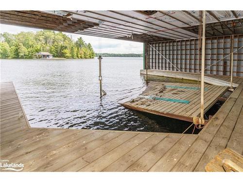 1094 Crumby Lake Drive, Dorset, ON - Outdoor With Body Of Water With Deck Patio Veranda