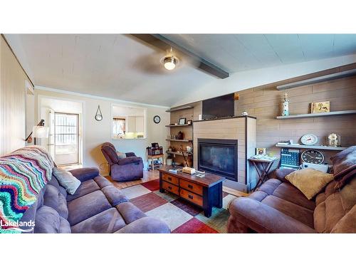 39 Northgate Road, Wasaga Beach, ON - Indoor Photo Showing Living Room With Fireplace