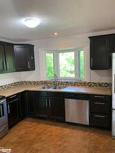 267 John Street, Stayner, ON - Indoor Photo Showing Kitchen With Double Sink