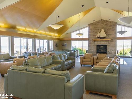 684 Johnston Park Avenue, Collingwood, ON - Indoor Photo Showing Living Room With Fireplace