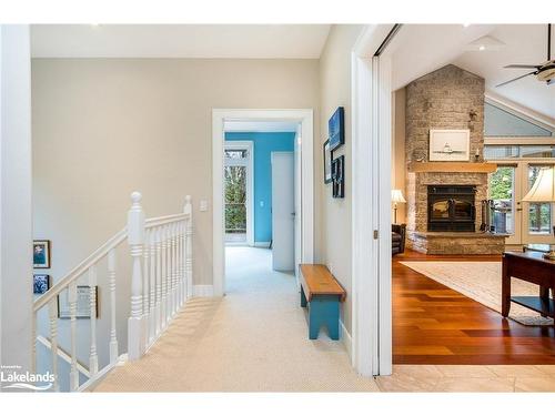 177 Harbour Beach Drive, Meaford, ON - Indoor Photo Showing Other Room With Fireplace