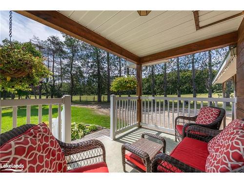 214 North Lancelot Road, Huntsville, ON - Outdoor With Deck Patio Veranda With Exterior