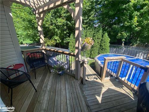 7 Sparrow Lane, Wasaga Beach, ON - Outdoor With Above Ground Pool With Deck Patio Veranda With Exterior