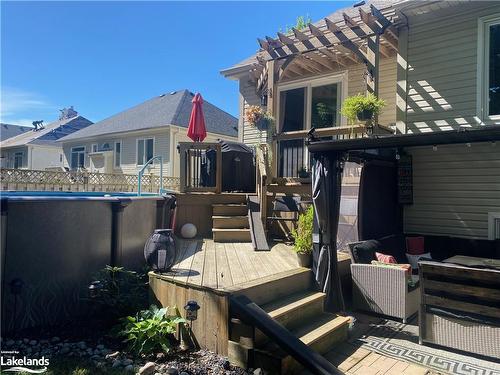 7 Sparrow Lane, Wasaga Beach, ON - Outdoor With Above Ground Pool With Deck Patio Veranda With Exterior