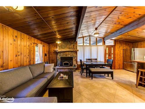 76 29Th Street N, Wasaga Beach, ON - Indoor Photo Showing Other Room With Fireplace