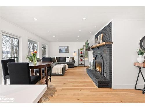 1125 Maplehurst Drive, Huntsville, ON - Indoor Photo Showing Other Room With Fireplace