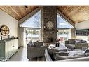 26 Harris Street, Port Carling, ON  - Indoor Photo Showing Living Room With Fireplace 