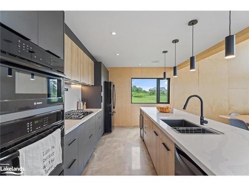 1594 Doe Lake Road, Gravenhurst, ON - Indoor Photo Showing Kitchen With Double Sink With Upgraded Kitchen