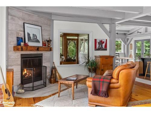 1095 Williamsport Road, Huntsville, ON - Indoor Photo Showing Other Room With Fireplace