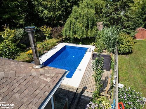 44 Parker Street W, Meaford, ON - Outdoor With In Ground Pool