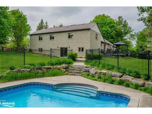 2038 15 Sideroad, Milton, ON - Outdoor With In Ground Pool With Deck Patio Veranda With Backyard