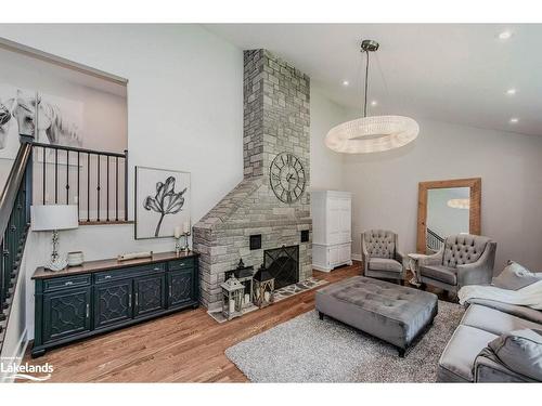 2038 15 Sideroad, Milton, ON - Indoor Photo Showing Living Room With Fireplace