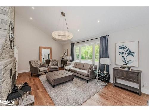 2038 15 Sideroad, Milton, ON - Indoor Photo Showing Living Room With Fireplace