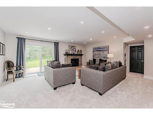 2038 15 Sideroad, Milton, ON - Indoor Photo Showing Living Room With Fireplace